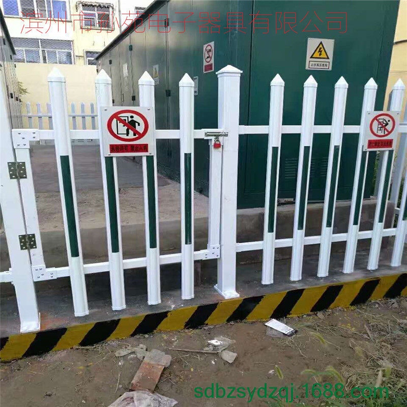 订置PVC变压器电力护栏变压器围栏电力防护栏变电站塑钢护栏