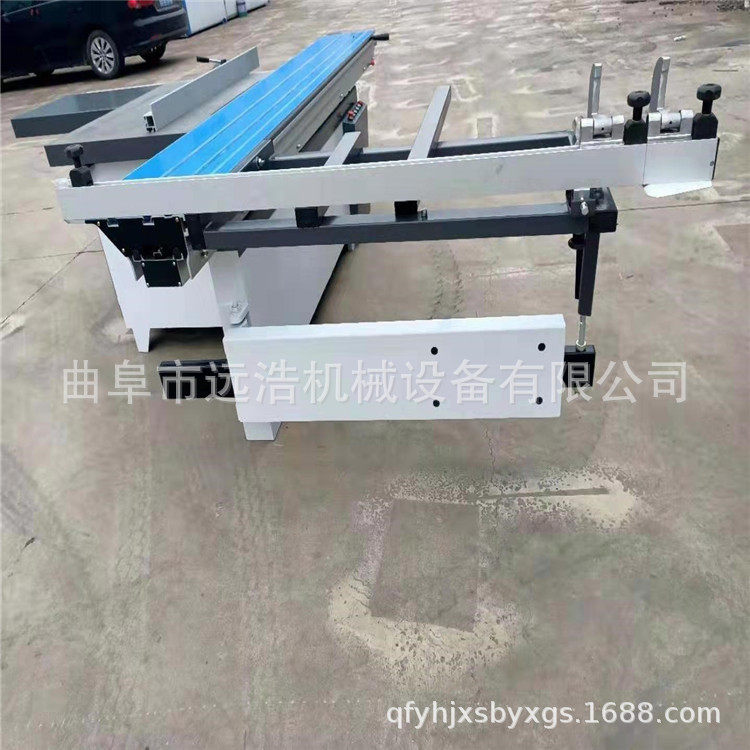 促销木工机械开料锯铝塑型材精密锯圆木导轨90度精密推台锯