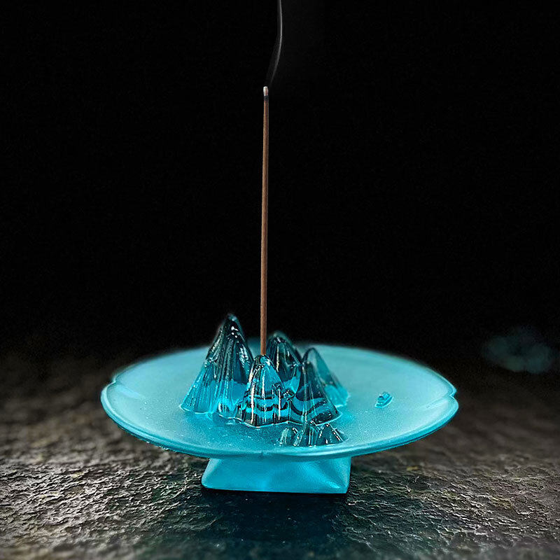 琉璃香山香插线香香座摆件居家书房前台桌面办公摆放装饰茶室熏香