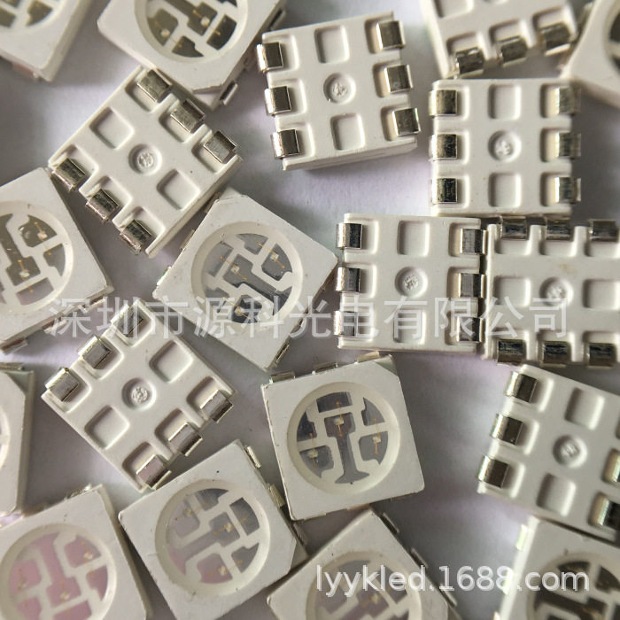 源头工厂 5050黄色灯珠0.2W5050黄光590-595nm led照明光源灯珠