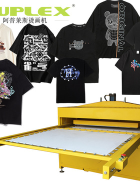 FZLCB5-1烫画机液压双工位大面积烫印锦旗印花机AUPLEX heatpress