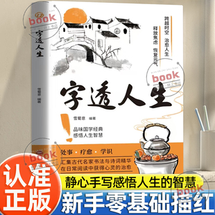 精神桃花源跨越时空治愈人生与自己和解做情绪稳定 每天5分钟构建你 成年人告别内心焦虑感悟人生智慧 字透人生正版 认准正版