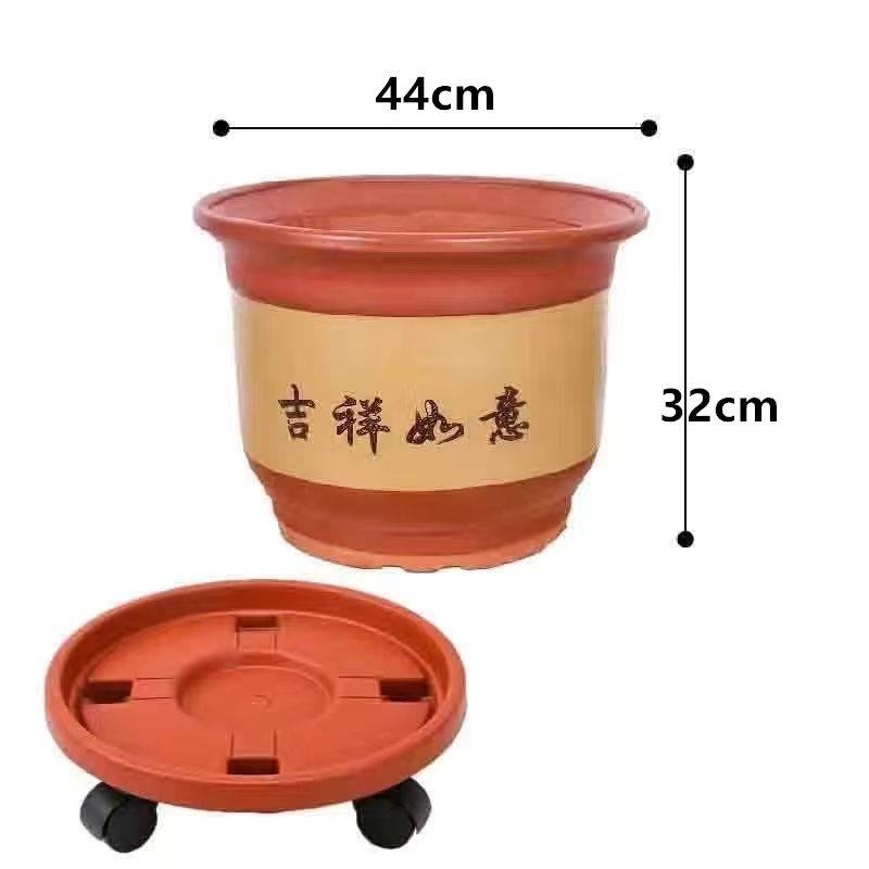 特大号陶瓷紫砂红陶粗陶花盆多肉盆景落地盆花盆特价清仓花盆