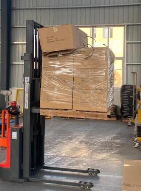 电动叉车升电UBV动堆高车垛小型车堆液压叉车升降1吨2吨卸装车力