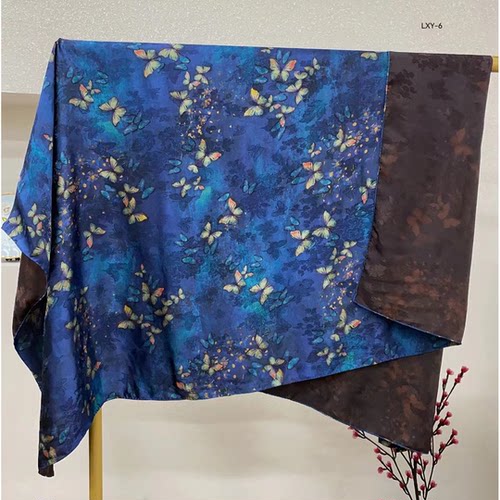 【剪湘云】140*140重锻老料香云高货重磅国风提花高端百搭丝巾