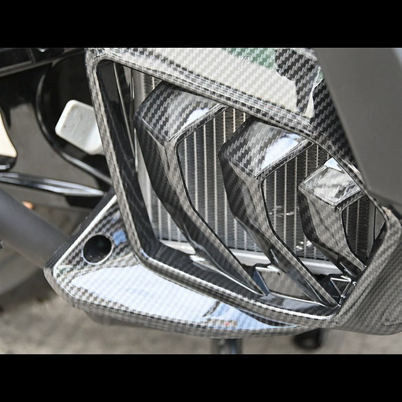 适用雅马哈25年NMAX155 V3水箱保护罩 改装水箱散Y热器保护外盖