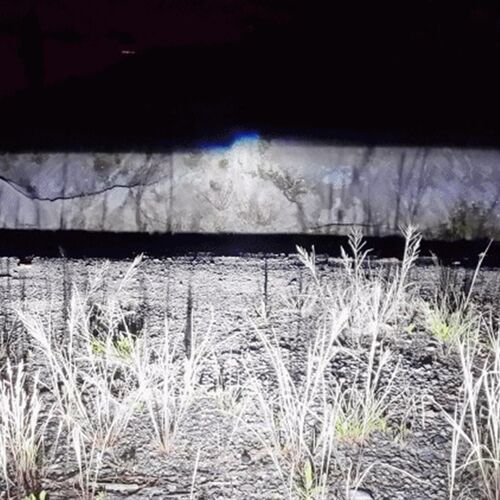 林海格格FS115 110摩托车新鬼火LED大L灯 改装三爪H4远近光灯泡