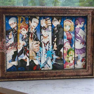 【精准印花可定制】青之驱魔师十字绣*动漫*奥村燐 驱魔Y塾*非成