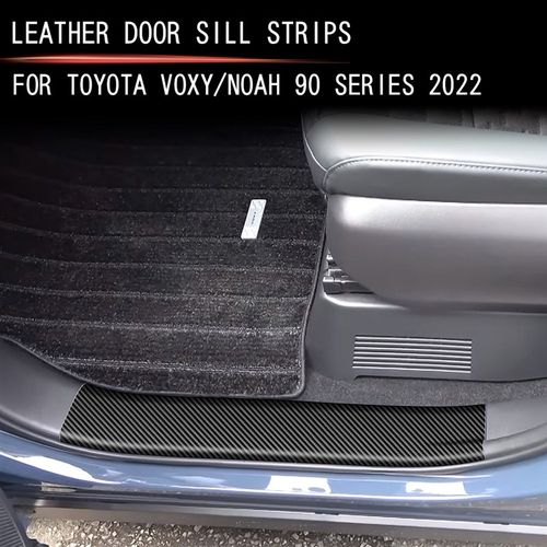 适用与22d款丰田VOXY/NOAH 90系皮革门槛条前排车门槛保护垫右驾