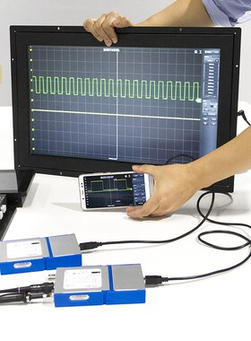 极速虚拟示波器 USB 手机 PC v示波器 OSC482M 50M采样 20M带宽