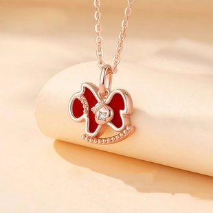 2026马年本命年马上有钱红色吊坠项链轻奢小众高级感气质大气百搭