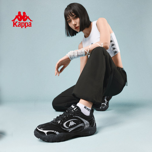 Kappa女款厚底透气增高德训鞋