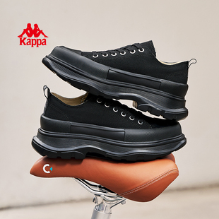 2025新款 秋季 厚底板鞋 Kappa女鞋 子女运动鞋 女款 百搭休闲鞋 帆布鞋