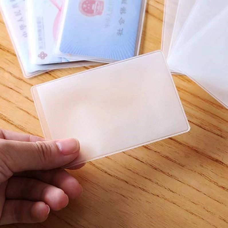 。【10-100个】透明防磁银行卡套IC卡套身份证卡套公交卡套会员卡
