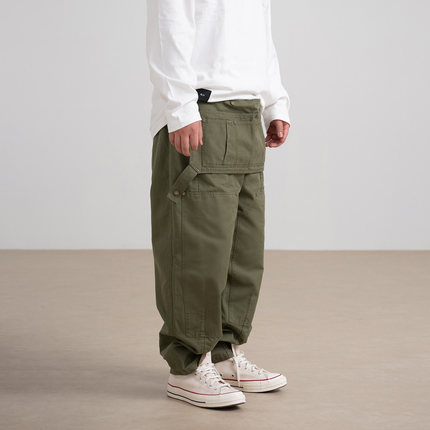 【伐木线】HalfwayHouse2025年秋季新款工装可拆卸后腰松紧休闲裤,男装,休闲裤,淘宝优惠券,粉丝福利购,淘宝优惠卷