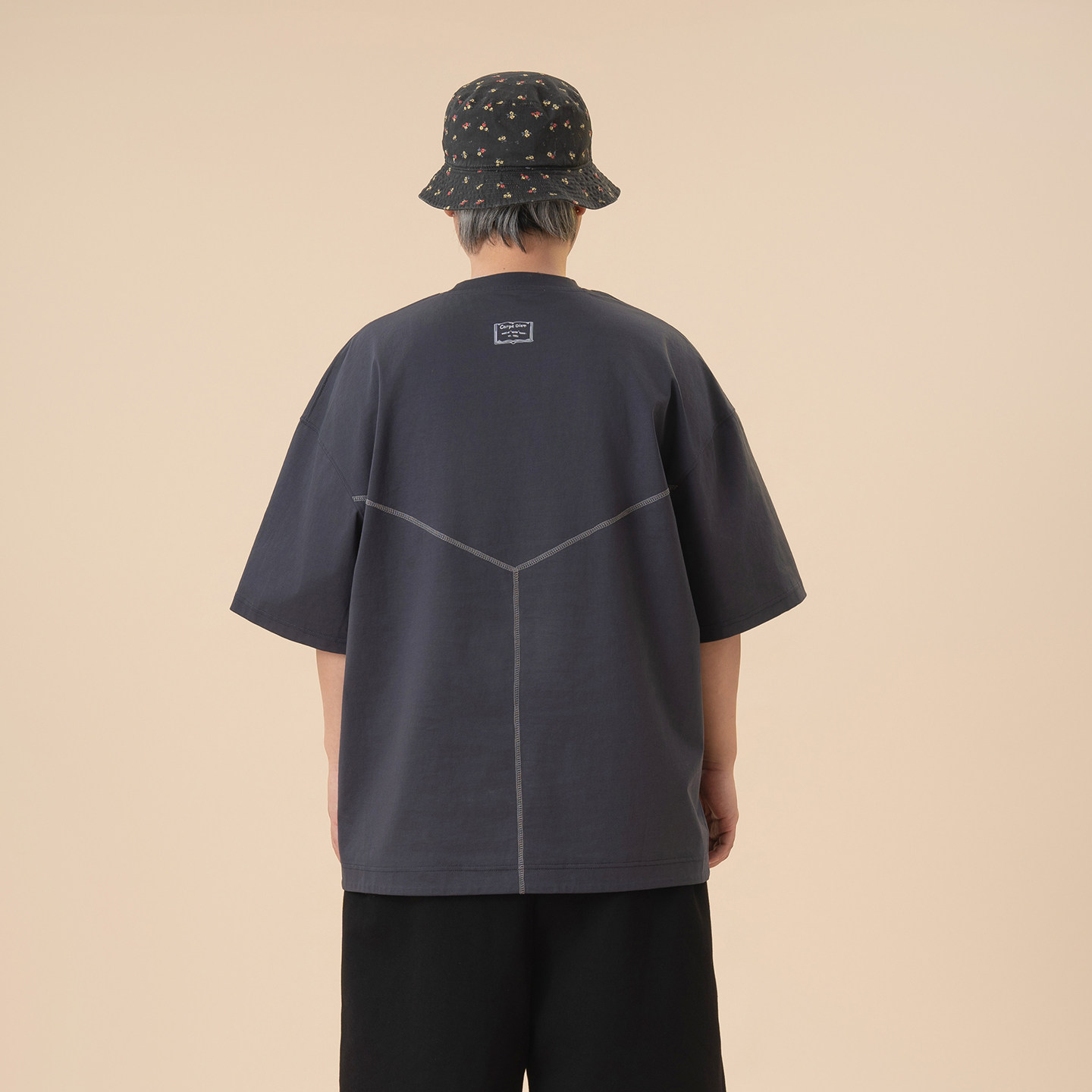 【重磅纯棉230g】halfwayhouse25年夏季新款开叉t恤中性短袖休闲,男装,T恤,淘宝优惠券,粉丝福利购,淘宝优惠卷