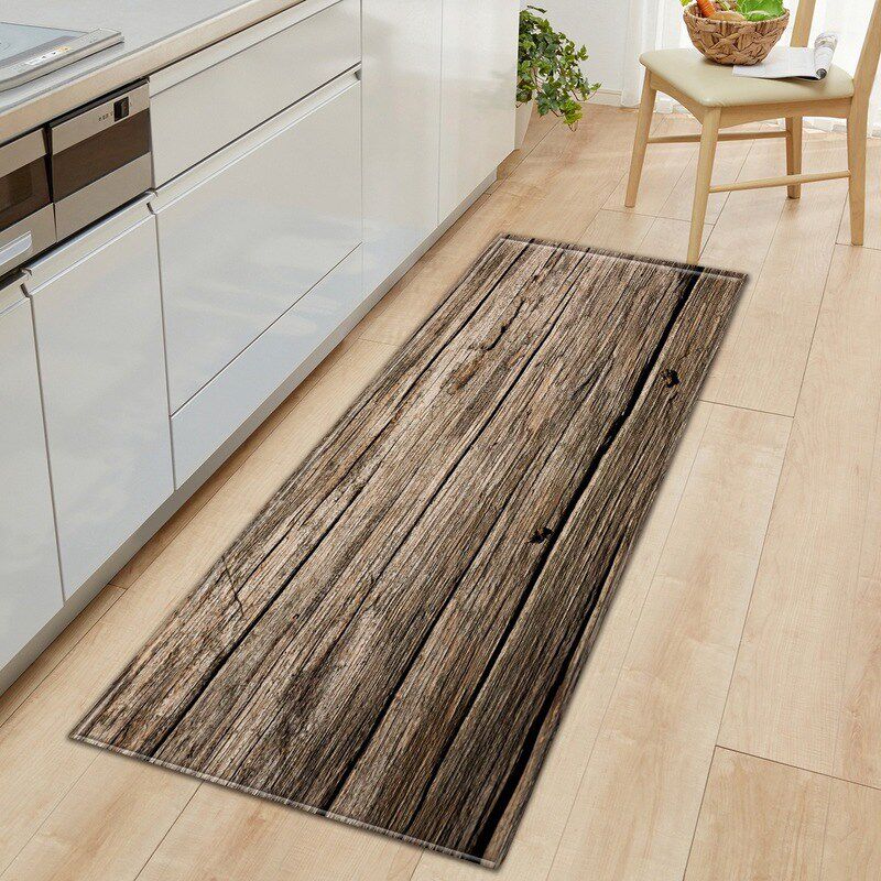 Square Strip Kitchen Pad Doyor Mat Absorbent Carpet Simulati