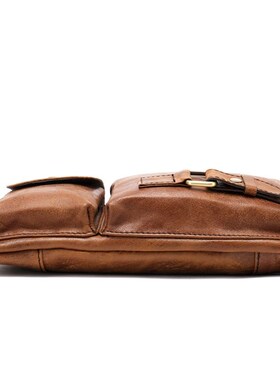 WESTAL Messengerm Bag Men Leather Sling Bags for Phone Mens