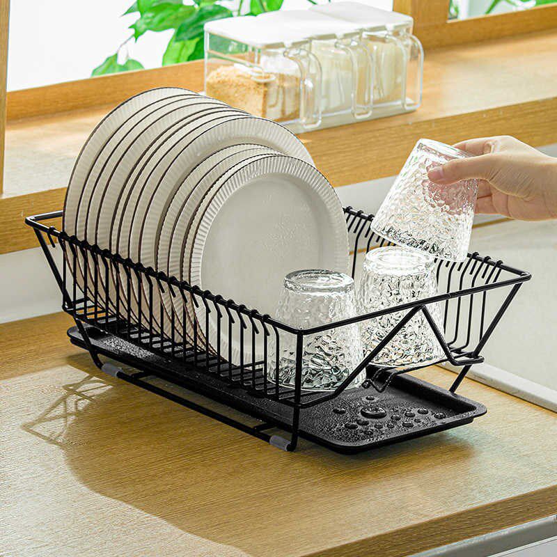 碗架沥水架碗碟厨房碗筷碗盘架子汲水收纳架放晾碗沥水.篮滤滴水