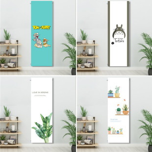 新款立式暖气罩家用竖款暖气片A防尘罩遮挡帘子装饰罩布艺印花定