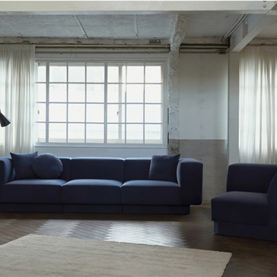 北欧轻奢现代设j计师三人四人直排沙发网红公寓别墅区住宅区沙发