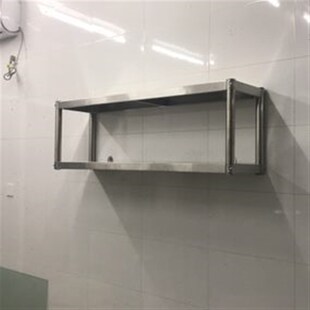 厨房置物架吊架h饭店多功能打孔挂墙架2不锈钢壁挂架调料架三层架