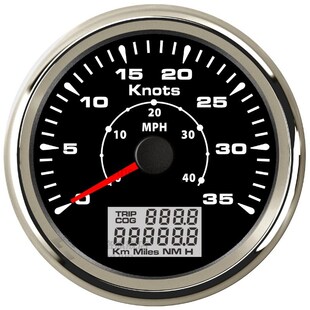 niversal Car Marine 85mm GPS Speedometer dig XMPH MPH