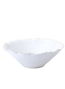 现代简约白色金边陶瓷果盘摆件新中式样板房软装黑V色花瓶花盆饰