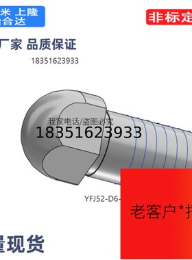 YFJ52-D6-P8-L3-B2定位销z 大头球面型 外螺纹型 P.L.B尺寸指定型