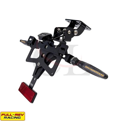 FULL-REV适用i于KTM RC390 2022-2024 改装LED灯短尾牌照架 车牌