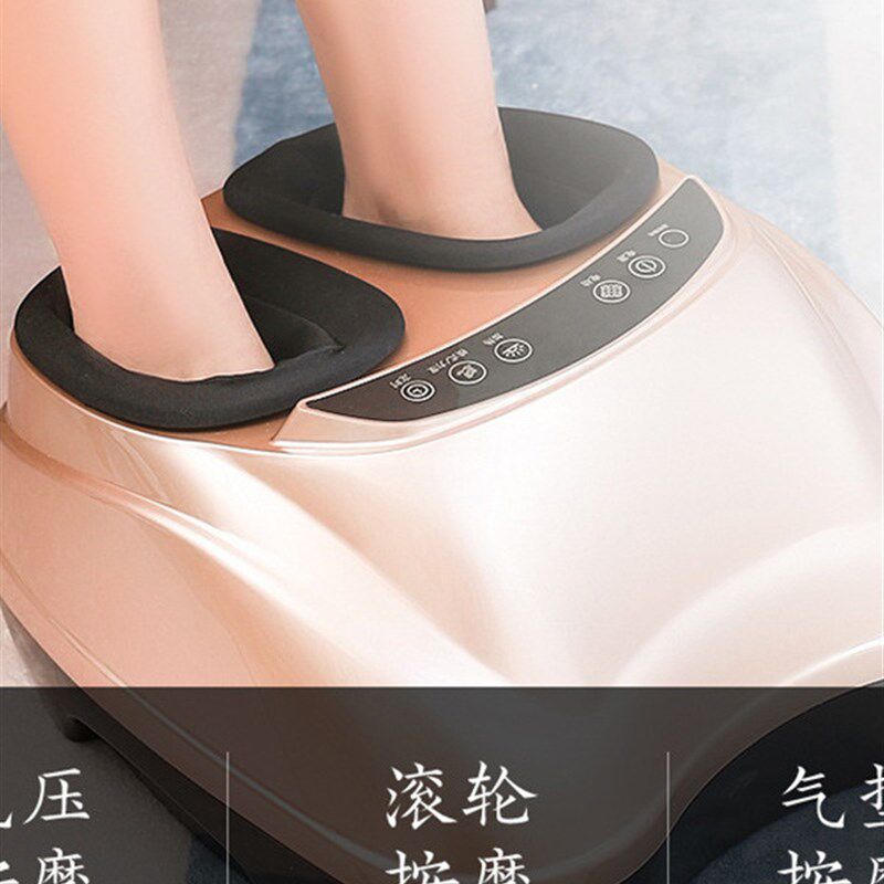全包裹家用足疗机足底按摩器多功能脚底足P疗仪气囊滚揉美足宝