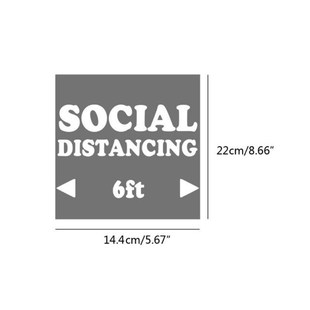 Social Distance shirts Keep Heat 6ft PriIntable 5Pcs HTV