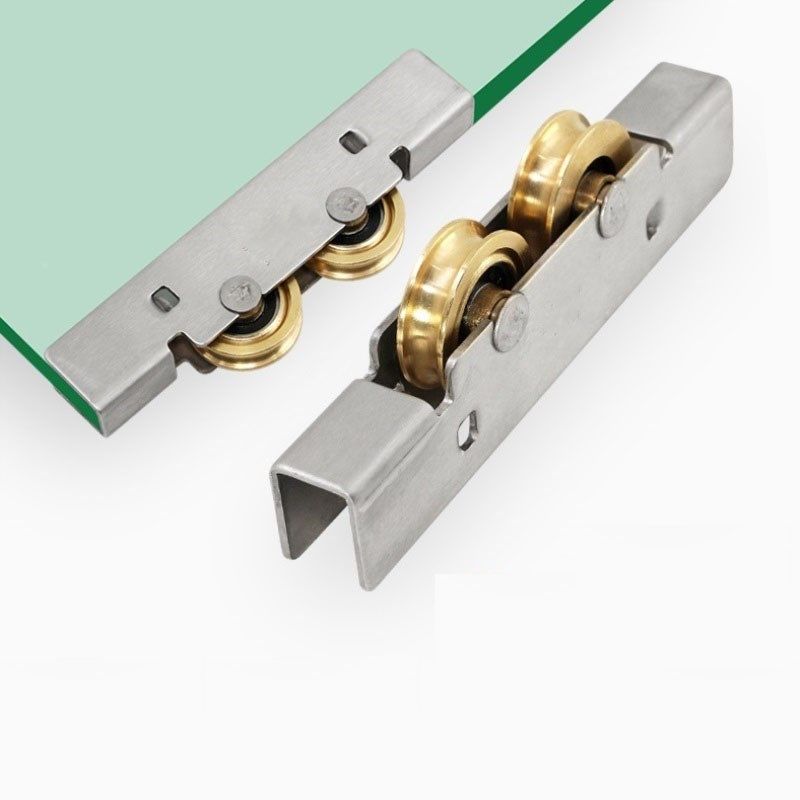 10mm Frameless Balcony Sliding Glass DooLr Plastic Steel Win