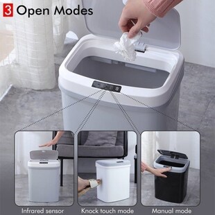 14L Home Intelligent Inducbtion Bins Can Waste Automat Trash