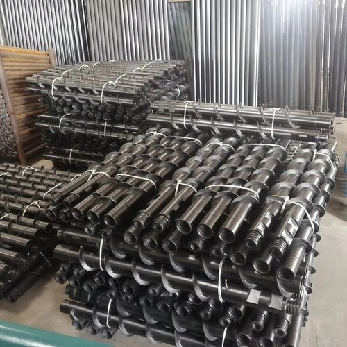 70型100潜孔钻机425060麻花螺旋钻杆钻头1米2米3米76mY3冲击器配