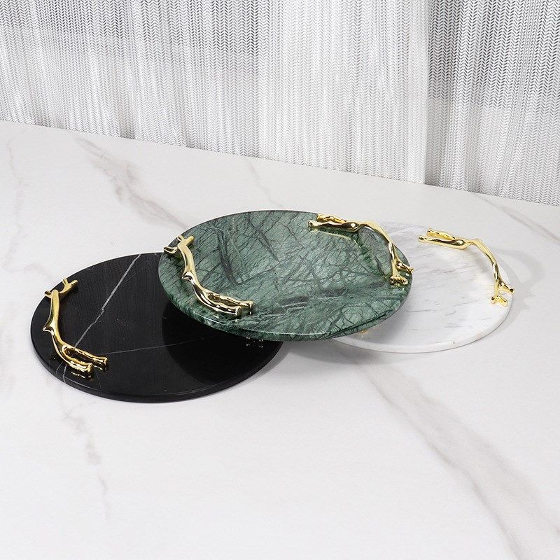 轻奢样板间e酒店浴室洗漱用品托盘大理石家用桌面化妆品首饰收纳,家居饰品,装饰摆件,淘宝优惠券,粉丝福利购,淘宝优惠卷