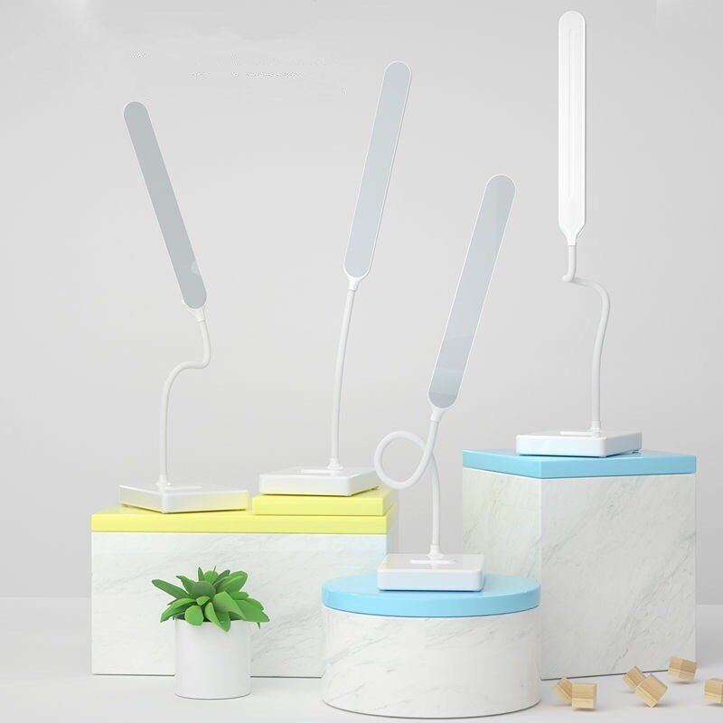 15 LED tablhe lamp dimmable reading eye protection USB charg