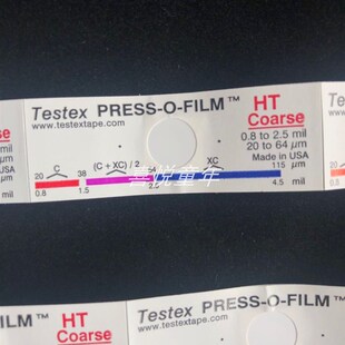 易高Elcometer E12p2粗糙度复制胶带Coarse 20-64m拓片纸 Teste
