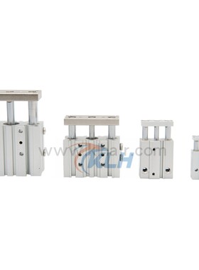 MGPM63-25新薄型W带导杆气缸