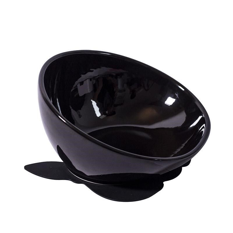 宠物陶瓷碗碗法斗英斗r巴哥泰迪斜口斗牛扁脸中型犬食盆套装厂家