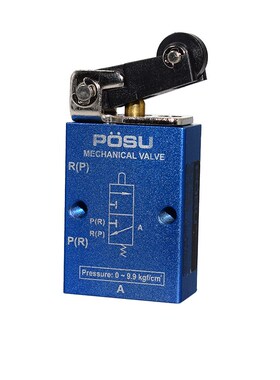 新款R-3-1/8台湾PqOSU机械阀凸轮开关POSU气动阀行程开关压阀包邮