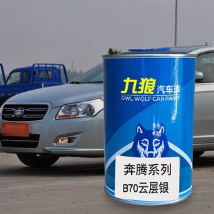 九狼汽车漆奔成品腾改色漆B70w爵士棕云层银B90幻影黑T33北极白37