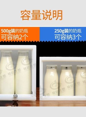 新疆包邮塑料奶箱albs牛奶箱挂墙式牛奶箱奶吧奶箱室外订奶箱大号