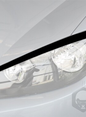 适用于09-12大众高尔夫6vi mk6 大K灯灯眉钢琴黑色汽车内饰改装