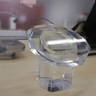 芯片展示架硬币陈列m钱币s展览展示托架邮票纪念币收藏盒透明亚克