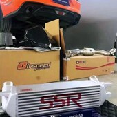 Ssr放大中冷放大水箱 适用于福特野马2U.3t改装 升级