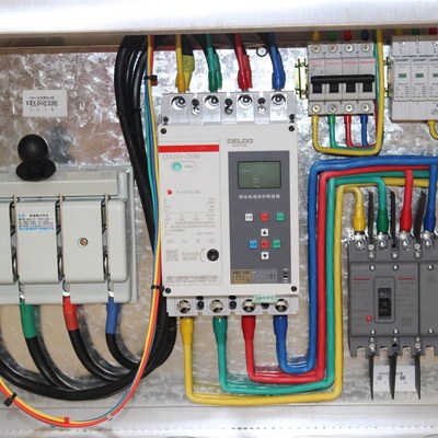 100KW二汇一并网箱光伏配电箱防孤岛重合闸P断路器二进一出汇流箱