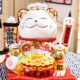 极速2021招财猫l摆件开业大号电动摇手陶瓷发财猫店铺开业g送礼招