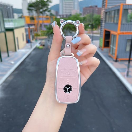 奔驰钥匙套新E级C级C260L车E300L壳S级glc300l扣e260包a200.l女GL
