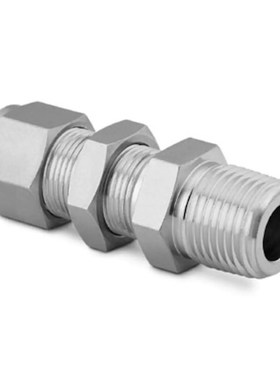 Swagelok世伟洛克 (SS-400-11-4)穿板F卡套管接头1/4in.x1/4 inNP